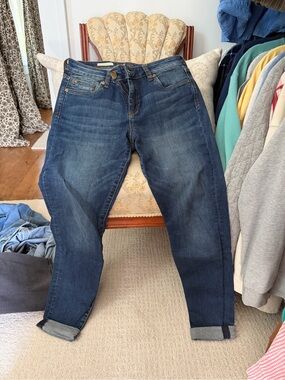 Kut from the Kloth Dark Blue Cropped Jeans